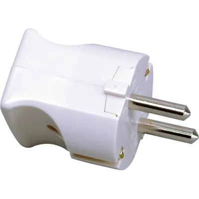 Kopp Schutzkontaktstecker 170201009 | SCHUKO Stecker IP20 | 16A 250V | Kunststoff Thermoplast | gerade Ausführung | weiß