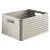 Bild: Rotho Aufbewahrungskorb Country | Rattan-Optik | BPA-frei | stapelbar | A4 | 18L | 36,8x27,8x19,1cm | cappuccino