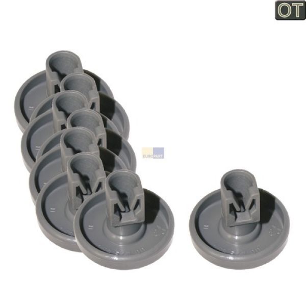 8 X DL-pro Basket Rolls For AEG Electrolux Juno Zanker Zanussi - View #14