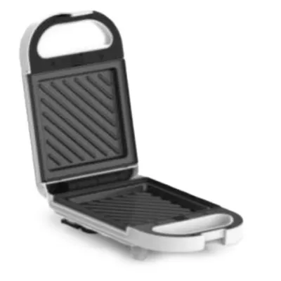 Korona Sandwichmaker 47020 | 3-in-1 Sandwichtoaster mit Wechselplatten | Antihaft | Für XXL-Toast | 600W | Weiß