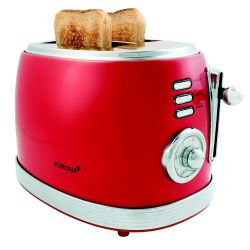 Korona Retro 2-Scheiben Toaster rot