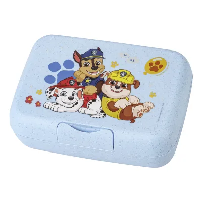 Koziol Lunchbox Paw Patrol Grow 8314736 | Brotdose für Kinder | Trennschale | Bio-Kunststoff | 19x13,5x6,5 cm | blau
