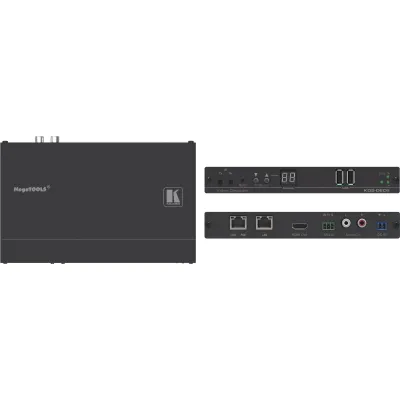 Kramer Videodecoder KDS-DEC6 / 60-000390 | 4K60 HDMI 1.4 | HDCP 2.2 | Multicast | Video Wall | PoE | Audio USB