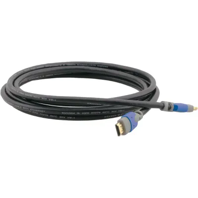 Kramer High-Speed HDMI-Kabel C-HM/HM/PRO-3 | 0,9m | 4K UHD 60Hz | Ethernet | 18 Gbit/s | 24K vergoldete Stecker