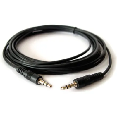 Kramer Stereo-Audio-Kabel C-A35M/A35M-3 | 3,5mm Klinke auf Klinke | 0,9m Länge | abgeschirmt | flexibel | für Audio & PC