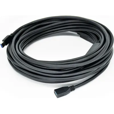 Kramer USB 3.0 Aktiv Verlängerungskabel CA-USB3/AAE-25 | 7,6 m | Super-Speed 5 Gbit/s | Plug & Play | Datenübertragung