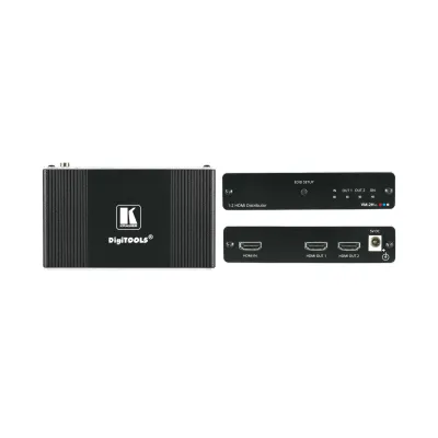 Kramer HDMI Verteilverstärker VM-2HXL | 1:2 HDMI Splitter | 6,75 Gbit/s | HDCP | 3D-Unterstützung | Reclocking | kompakt