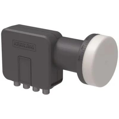 Kreiling Universal-Quattro-LNB KR 440 PROFI III | 4 Ausgänge | 40mm Feed | 0,2dB Rauschmaß | Wetterschutz