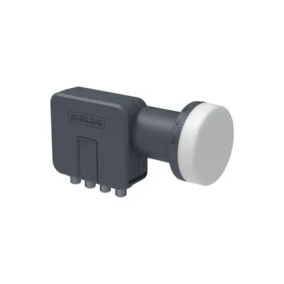 Kreiling Universal Quad LNB KR 4440 PROFI III | 4 Ausgänge | 40mm Feed | Quattro-Switch | 0,2dB Rauschmaß | Wetterschutz