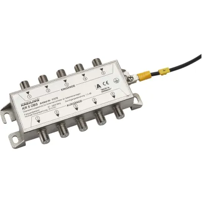 Kreiling Überspannungsschutz KR 5 ÜBS | SAT & Antennen | 5 Kanäle | F-Connector | 20V | 2,5kA | 47–2400MHz