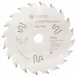 Kreissägeblatt Best for Wood, Ø 165mm, 20Z (Bohrung 20mm, für Handkreissägen)