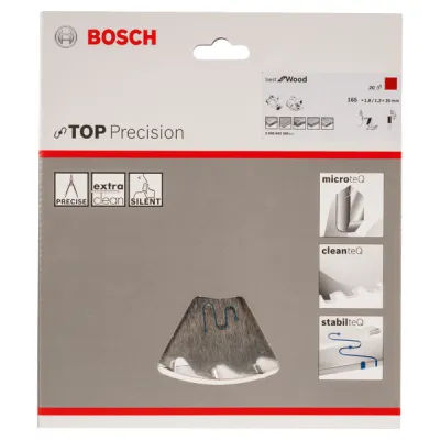 Kreissägeblatt Best for Wood, Ø 165mm, 20Z (Bohrung 20mm, für Handkreissägen)