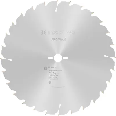 Bosch Kreissägeblatt 2608640703 | 400 mm Ø | 30 mm Bohrung | 28 Zähne | für Holz & Bauholz mit Nägeln