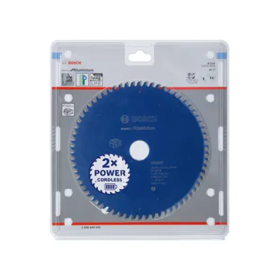 Bosch Kreissägeblatt 2608644543 | Expert for Aluminium | 216 mm x 30 mm | 66 Zähne | Hartmetall | für Metall-Sägen