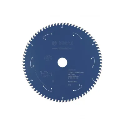 Bosch Kreissägeblatt 2608644545 | Expert for Aluminium | Ø 250 mm x 30 mm | 78 Zähne | 2,4 mm Schnittbreite
