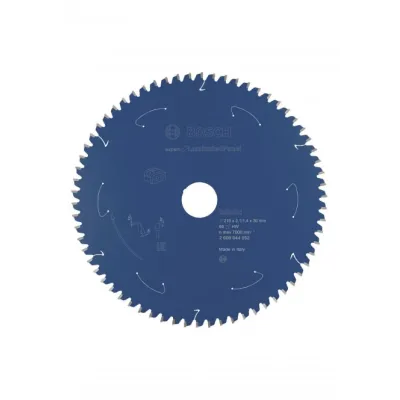 Bosch Kreissägeblatt 2608644552 | Expert for Laminated Panel Ø216 mm 30 mm | 66 Zähne | Für Akku-Handkreissägen