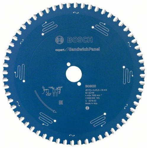Bild: Kreissägeblatt Expert for Sandwich Panel, Ø 270mm, 60Z (Bohrung 30mm, für Handkr