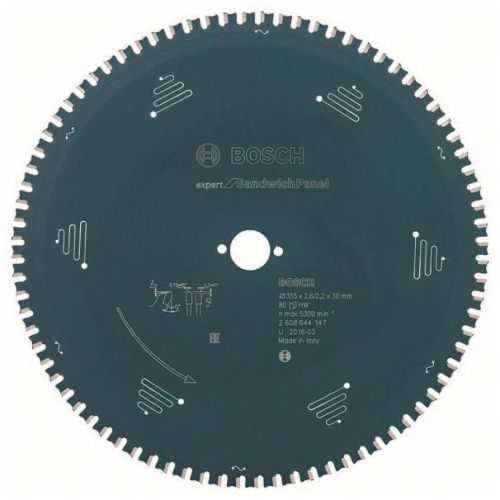 Bild: Kreissägeblatt Expert for Sandwich Panel, Ø 355mm, 80Z (Bohrung 30mm, für Handkr