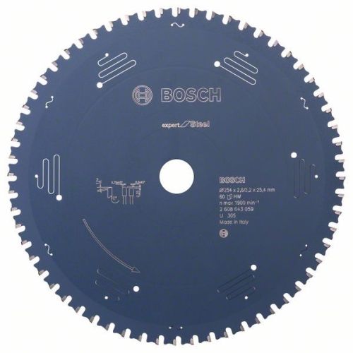 Bild: Kreissägeblatt Expert for Steel, Ø 254mm, 60Z (Bohrung 25,4mm, für Kapp- & Gehru
