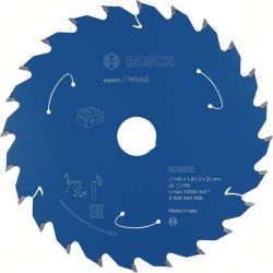 Kreissägeblatt Expert for Wood, Ø 140mm, 24Z (Bohrung 20mm, für Akku-Handkreissä