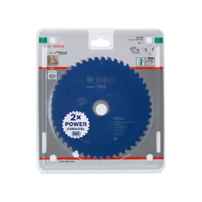 Bosch Kreissägeblatt 2608644514 Expert for Wood | Ø190 mm | 30 mm Bohrung | 48 Zähne | extra dünn | Akku-Handkreissäge