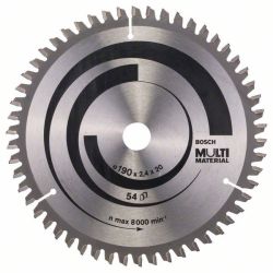 Kreissägeblatt Multi Material, Ø 190mm, 54Z (Bohrung 20mm, für Handkreissägen)
