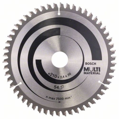 Bild: Kreissägeblatt Multi Material, Ø 210mm, 54Z (Bohrung 30mm, für Handkreissägen)