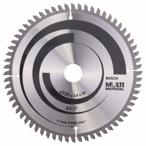 Bild: Kreissägeblatt Multi Material, Ø 230mm, 64Z (Bohrung 30mm, für Handkreissägen)