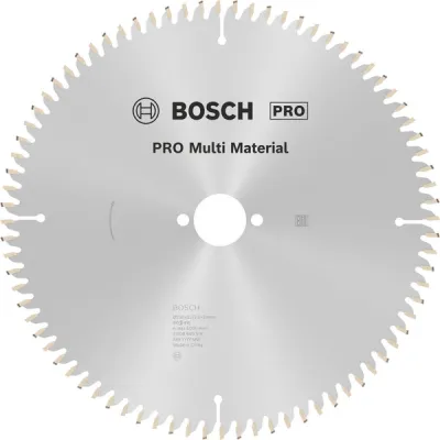 Kreissägeblatt Multi Material, Ø 250mm, 80Z (Bohrung 30mm, für Kapp- & Gehrungss