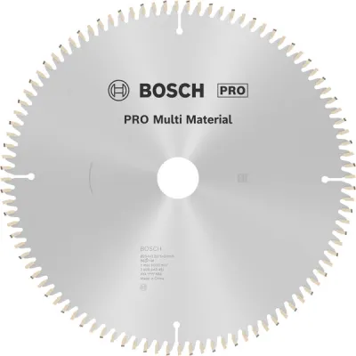 Bosch Kreissägeblatt 2608640451 | Multi Material | Ø 254 mm x 30 mm | 96 Zähne | für Holz, Metall, Kunststoff