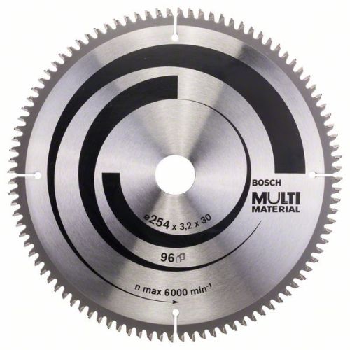 Bild: Kreissägeblatt Multi Material, Ø 254mm, 96Z (Bohrung 30mm, für Kapp- & Gehrungss
