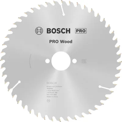 Kreissägeblatt Optiline Wood, Ø 190mm, 48Z (Bohrung 30mm, für Handkreissägen)