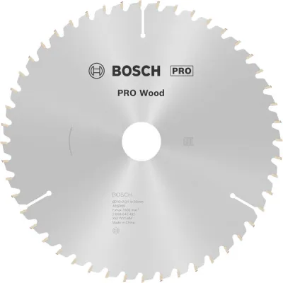 Bosch Kreissägeblatt 2608640432 | Optiline Wood | 216x30 mm | 48 Zähne | Hartmetall | 2 mm Schnittbreite