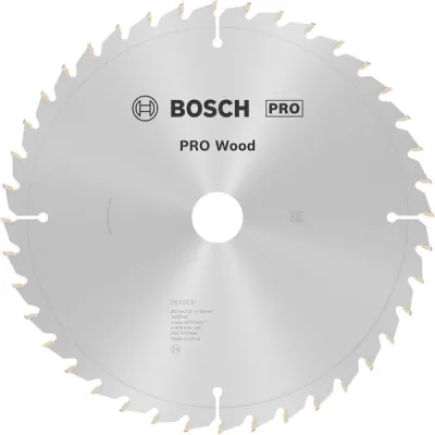 Bosch Kreissägeblatt 2608640438 | Optiline Wood | Ø 254 mm | 30 mm Bohrung | 40 Zähne | Präzisions-Carbide | für Holz