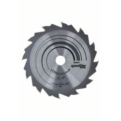 Kreissägeblatt Speedline Wood, Ø 160mm, 12Z (Bohrung 20mm, für Handkreissägen)