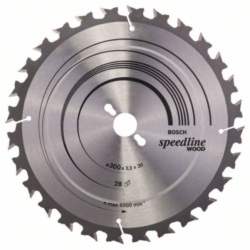 Bild: Kreissägeblatt Speedline Wood, Ø 300mm, 28Z (Bohrung 30mm, für Tischkreissägen)