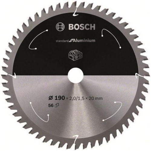Bild: Kreissägeblatt Standard for Aluminium, Ø 190mm, 56Z (Bohrung 20mm, für Akku-Kapp