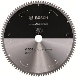 Kreissägeblatt Standard for Aluminium, Ø 305mm, 96Z (Bohrung 30mm, für Akku-Kapp