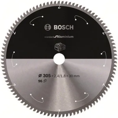 Bosch Kreissägeblatt 2608837782 | PRO Aluminium cordless | Ø 305 mm | 30 mm Bohrung | 96 Zähne | für Akku-Kappsäge