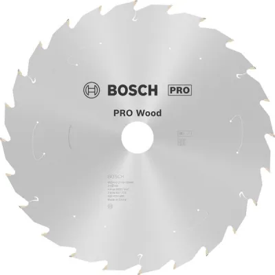 Bosch Kreissägeblatt 2608837733 | Holz | Ø 254 mm | 30 mm Bohrung | 24 Zähne | Carbide | für Akku-Tischkreissäge