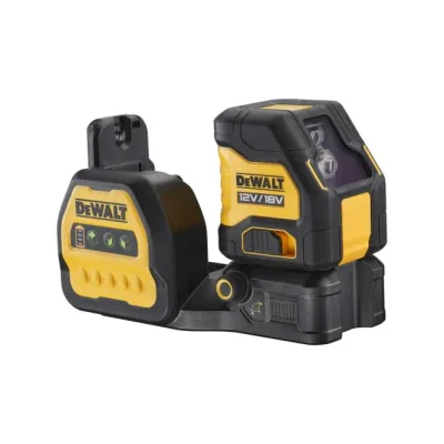 DEWALT Kreuzlinien-Laser DCE088NG18 | 12V/18V kompatibel | grüne Laserlinie | T STAK Box | schwarz/gelb