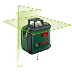Kreuzlinienlaser AdvancedLevel 360 (grün/schwarz, grüne Laserlinien, Reichweite 