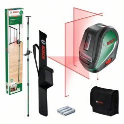 Kreuzlinienlaser UniversalLevel 3 Maxi-Set (grün/schwarz, rote Laserlinien, Reic