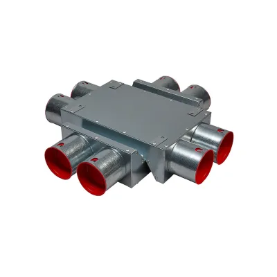 Kreuzungsstück 4x75mm Meltem 200253 M-WRG-IIKS/75 für Wohnraumlüfter MELTEM