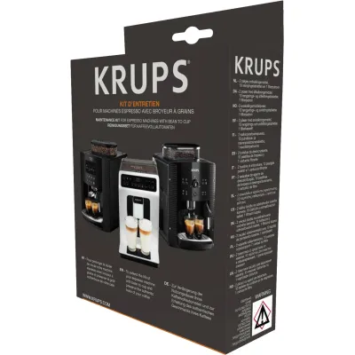 Krups Reinigungs- und Pflegeset XS5300 | Für Kaffeevollautomaten & Espressomaschinen | Reinigung | Pflege