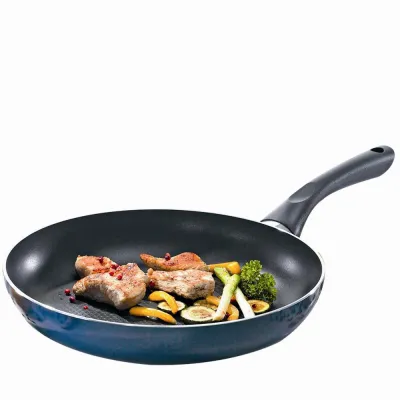 Krüger Alu-Pfanne 28cm blau TROJA 1028 T Induktion