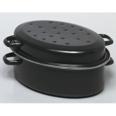 Krüger Gansbräter 34 cm m.Edelstahlrd. GBCS34/4,5L Induktion