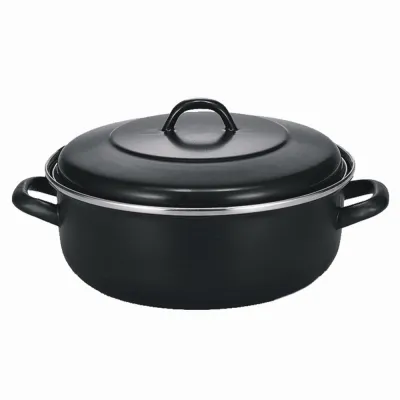 Krüger Kölner Bräter/Schmorbr.24cm schw KB2 / f.Induktion matt emaill.