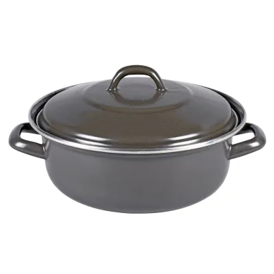 Krüger Kölner Bräter/Schmorbr.28cm schw KB28/f.Induktion matt emaill.