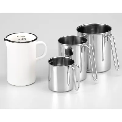 Krüger Litermaß mit Ausg.+Skala 11/10/1 weiss/10cm/1L